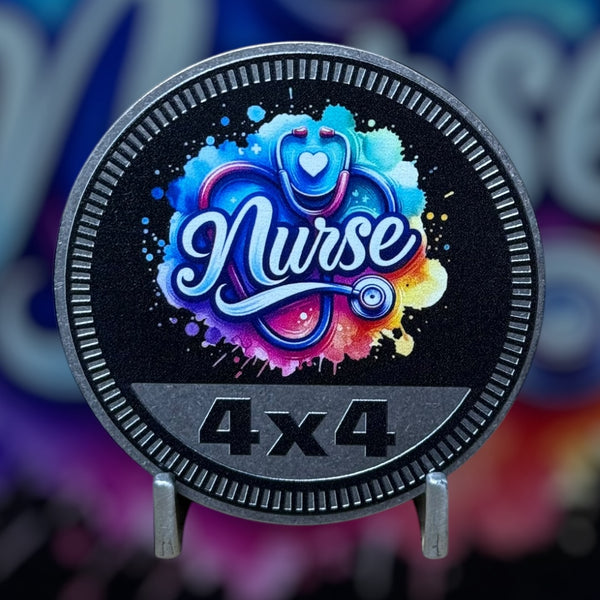 Custom4x4Badge - Nurse Rated