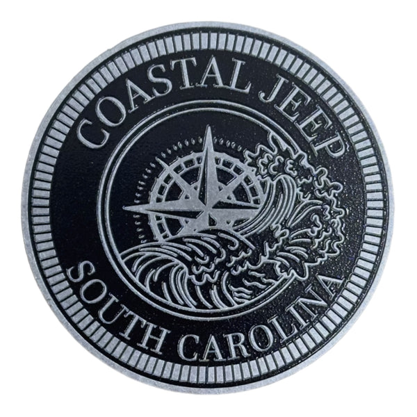 Club Badge - Coastal Jeep South Carolina (Multiple Colors Available)