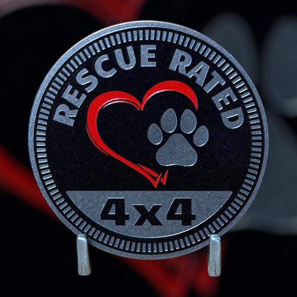 Custom4x4Badge - Rescue Rated