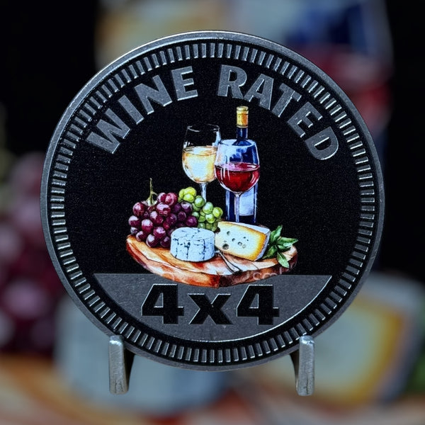 Custom4x4Badge - Wine Rated