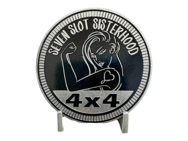 Club Badge - Seven Slot Sisterhood (Multiple Colors Available)