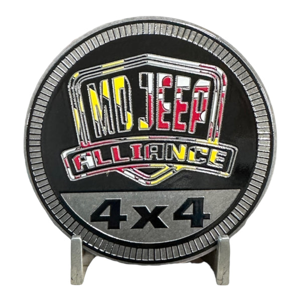 Club Badge - Maryland Jeep Alliance (Flag Background)