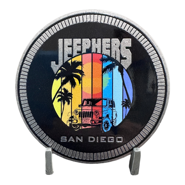 Club Badge - San Diego JeepHERs (2 or 4 door, with or without 4x4)