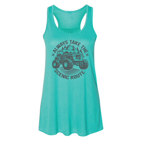 Scenic Route - Shirt, Tank Top, Long Sleeve or Hoodie - Available in Multiple Colors