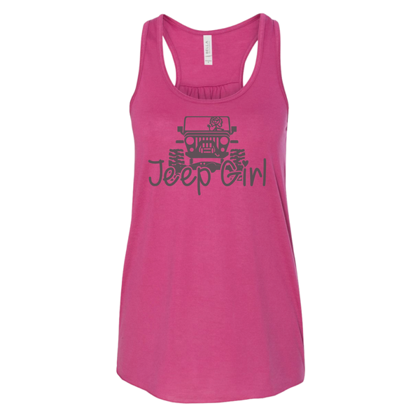 Girl In Jeep- Shirt, Tank Top, Long Sleeve or Hoodie - Available in Multiple Colors