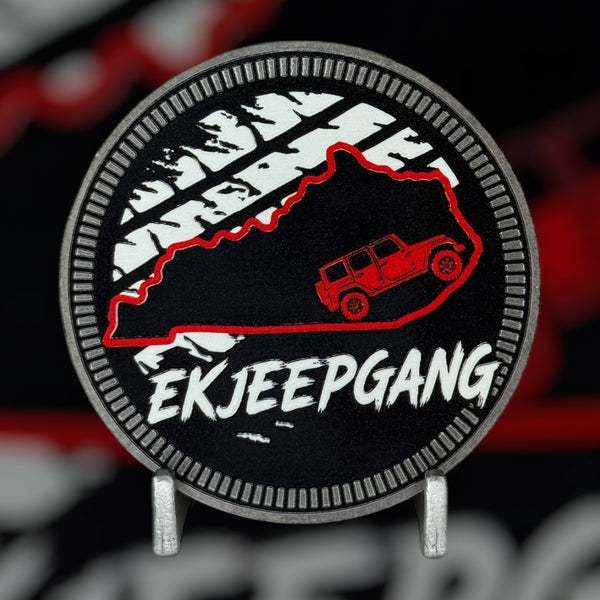 Club Badge - EK Jeep Gang (Multiple Colors Available)