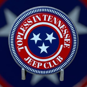 Badge - Topless In Tennessee (Full Color)