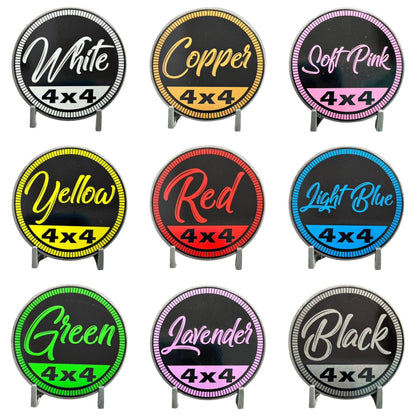 Badge - 606 Jeepin 4x4 (Multiple Colors Available)