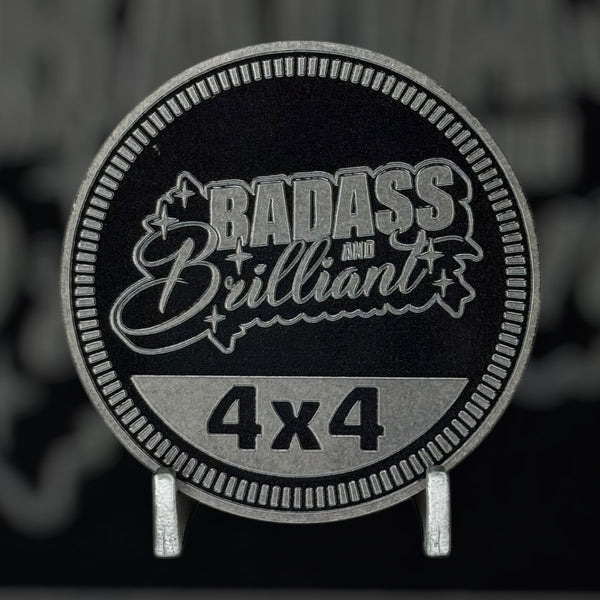 Custom4x4Badge - Badass & Brilliant