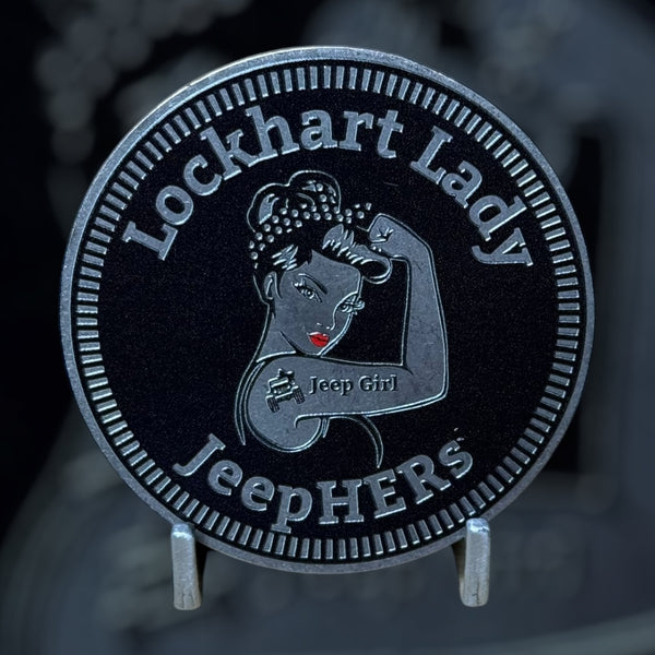 Badge - Lockhart Lady JeepHERS (Multiple Colors Available)