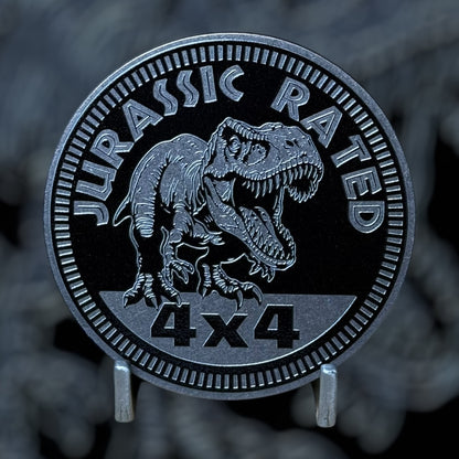 Custom4x4Badge - Jurassic Rated