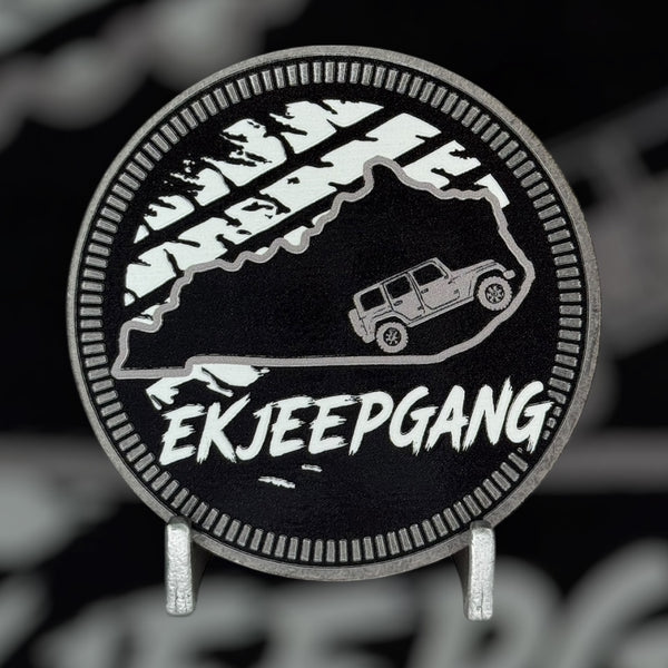 Club Badge - EK Jeep Gang (Multiple Colors Available)
