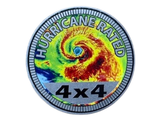 Badge - Hurricane Rated