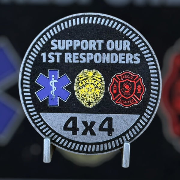 Custom4x4Badge - Support our 1st Responders