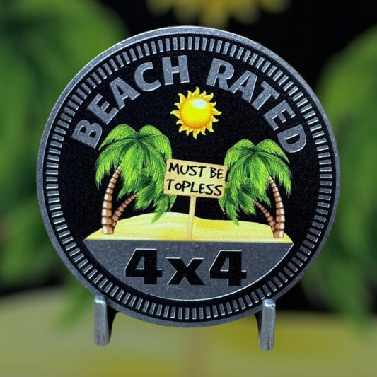 Custom4x4Badge - Beach Rated