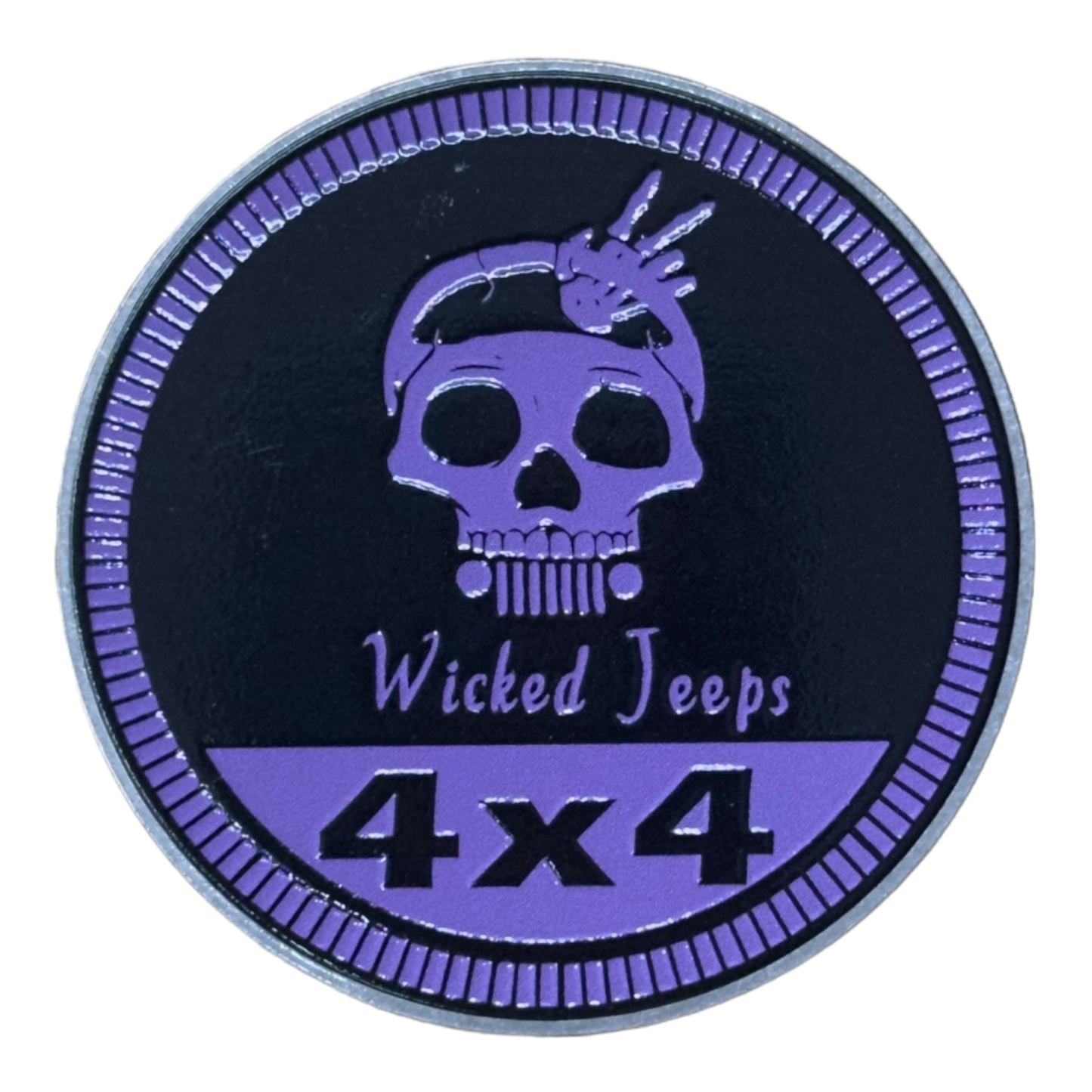 Badge - Wicked Jeeps 4x4 (Multiple Colors Available)