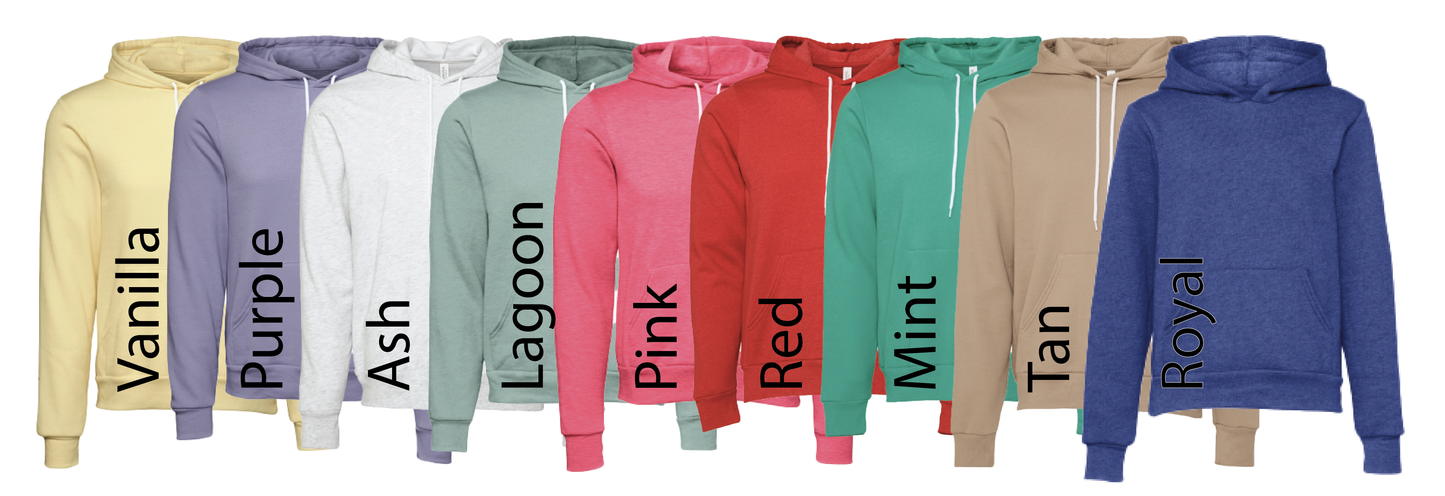 Twisted 7 Hoodies (Front & Back) - Available in Multiple Colors