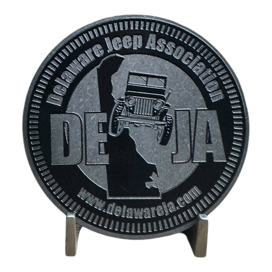 Badge - Delaware Jeep Association (Multiple Colors Available)