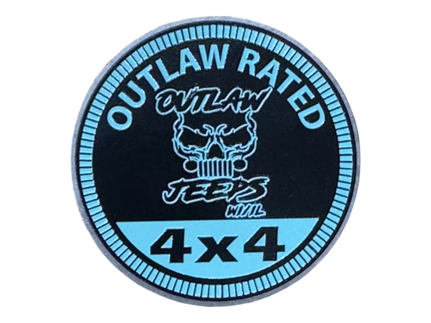 Badge - Outlaw Jeeps (Multiple Colors Available)