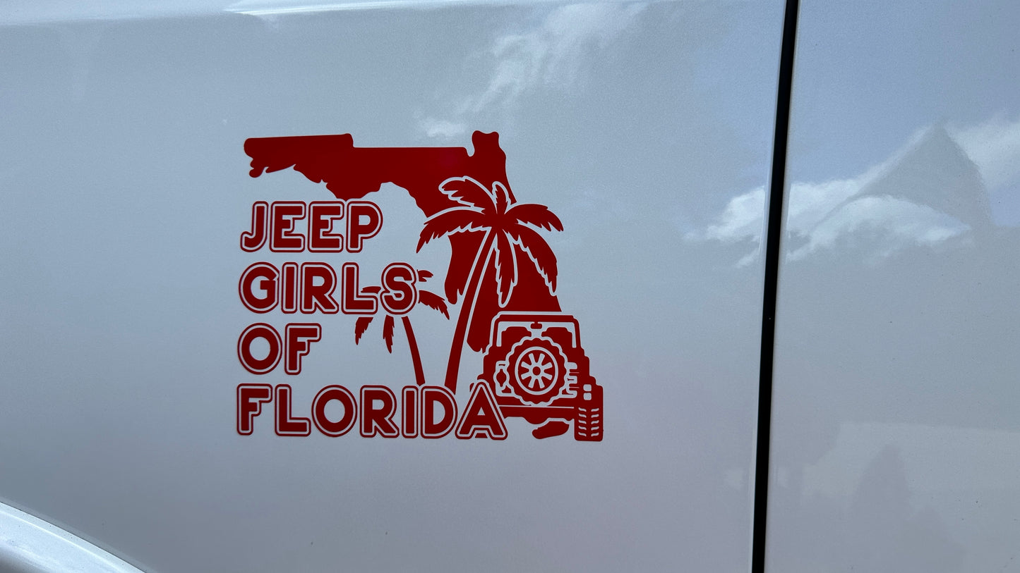 Jeep Girls Of Florida - Logo