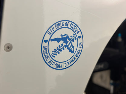Jeep Girls Of Florida - Classic Logo