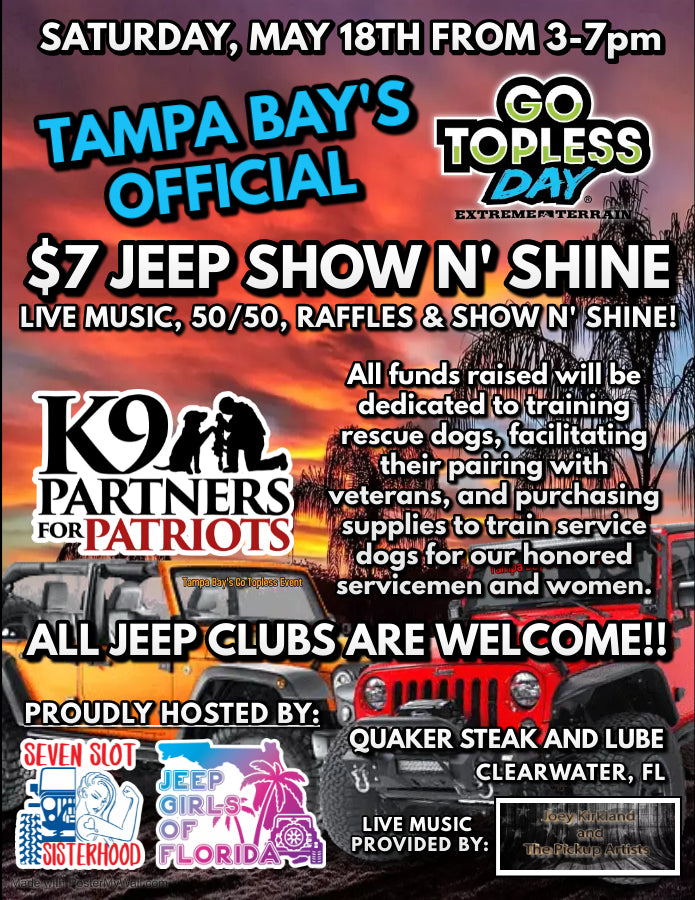 Tampa Bay's Official Go Topless Day - Show & Shine Jeep Entry