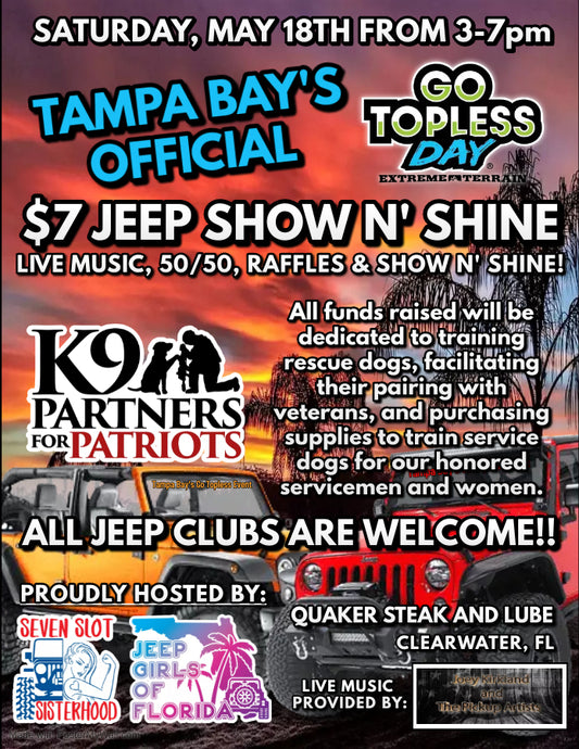 Tampa Bay's Official Go Topless Day - One Jeep Entry
