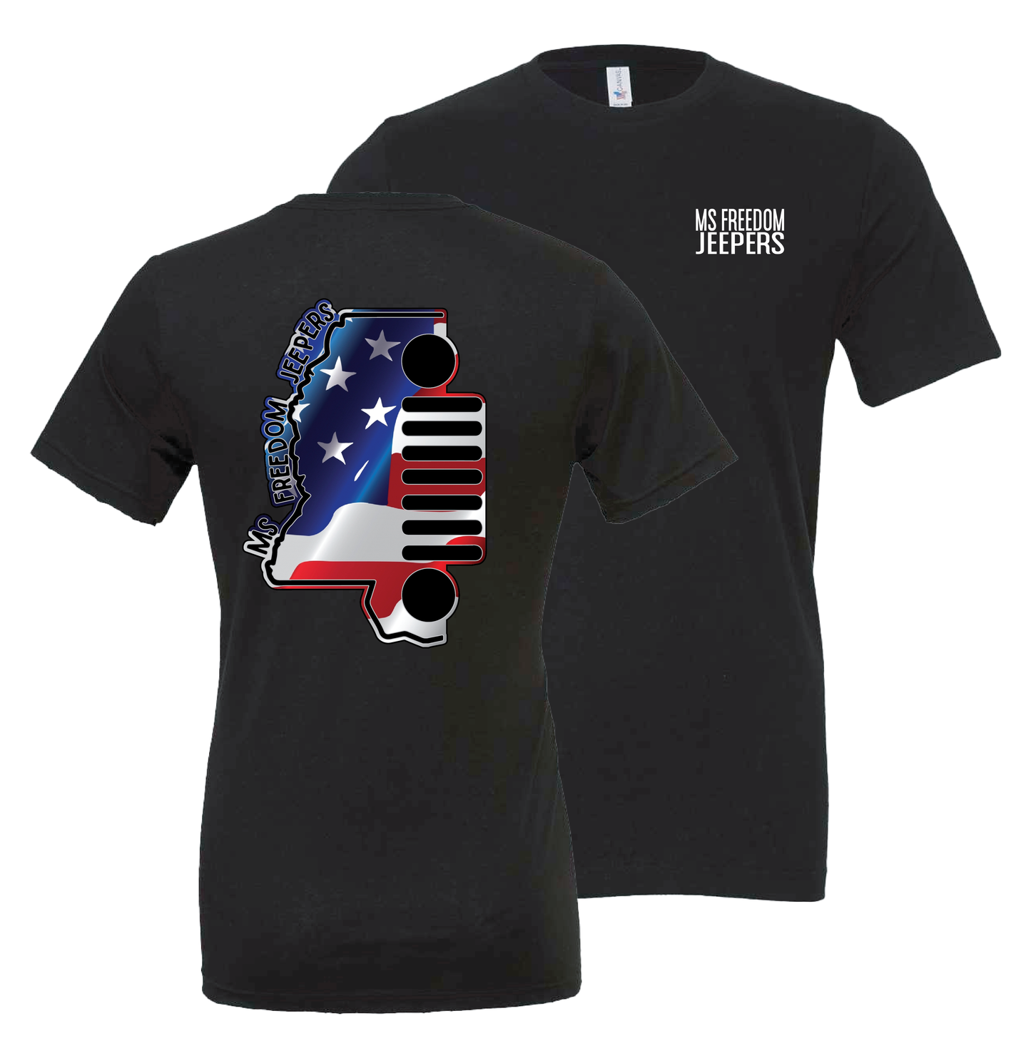 MS Freedom Jeepers Apparel - USA Logo (T-Shirt, Tank Top or Hoodie)