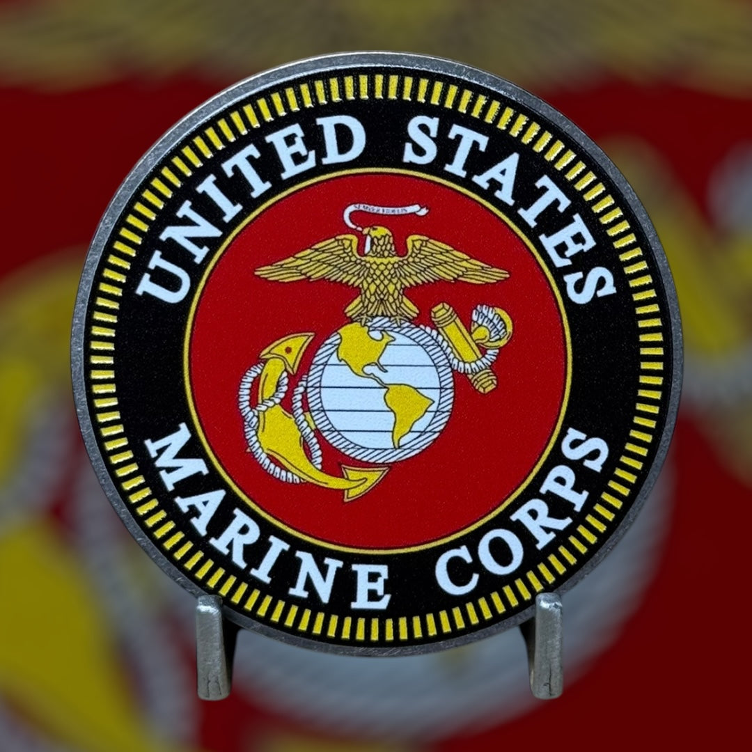 Custom4x4Badge - Military Marines