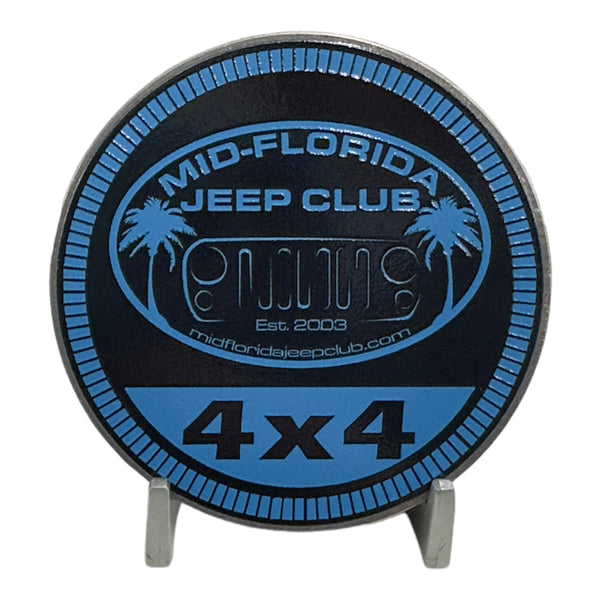 Club Badge - Mid-Florida Club 4x4 Badge (Multiple Colors Available)