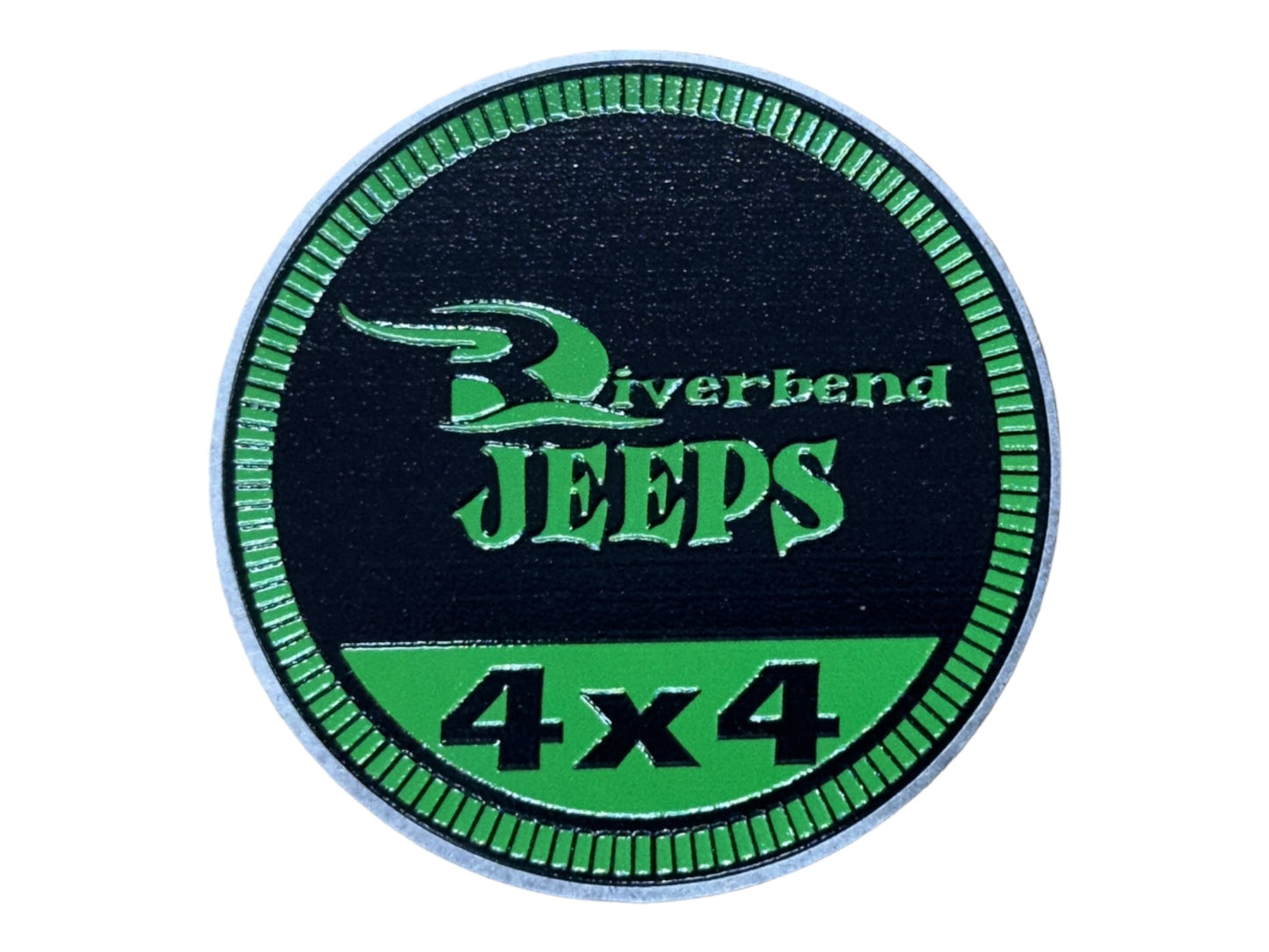 Badge - Riverbend Jeeps 4x4 (Multiple Colors Available)