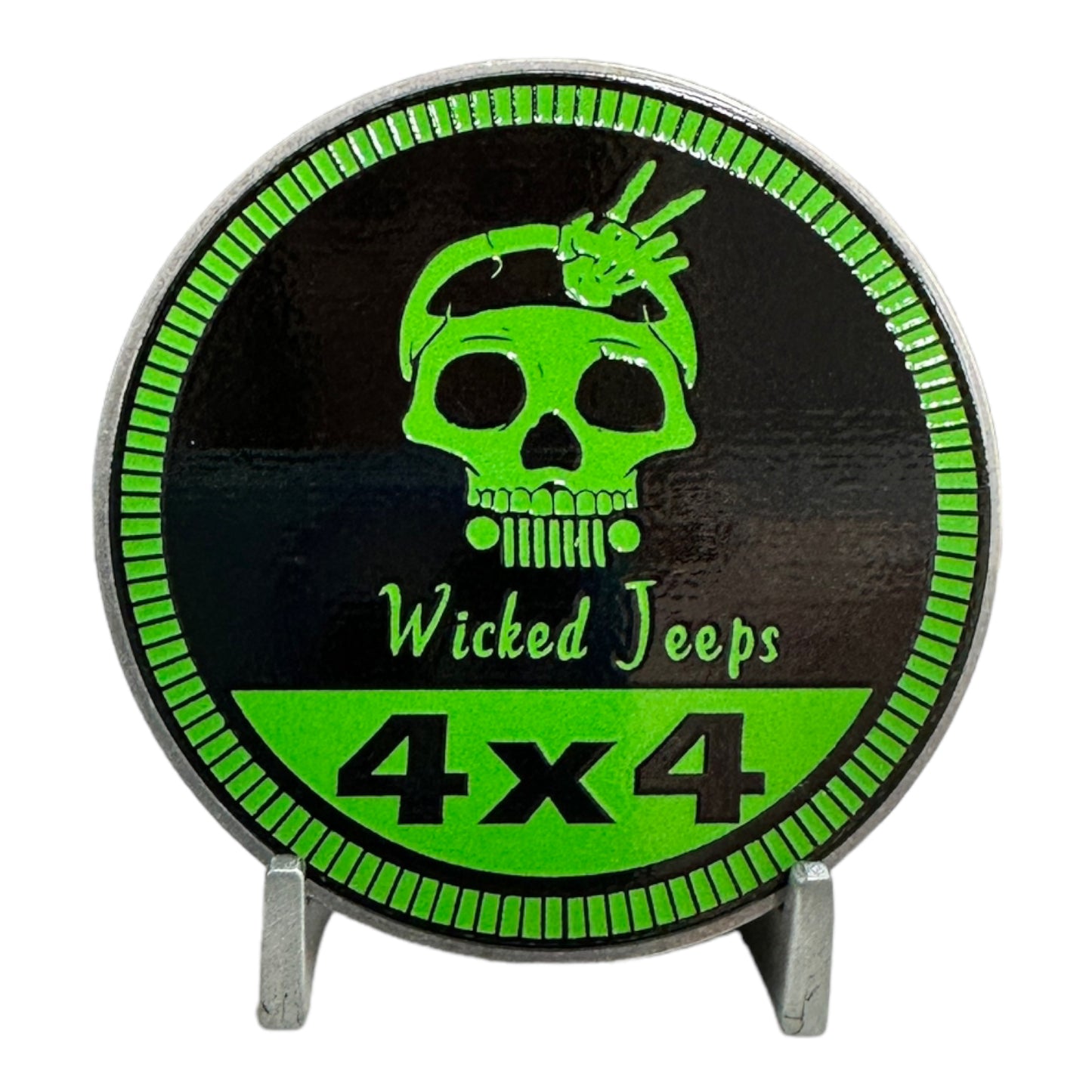 Badge - Wicked Jeeps 4x4 (Multiple Colors Available)