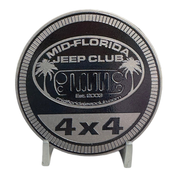 Mid-Florida Club 4x4 Badge (Multiple Colors Available)