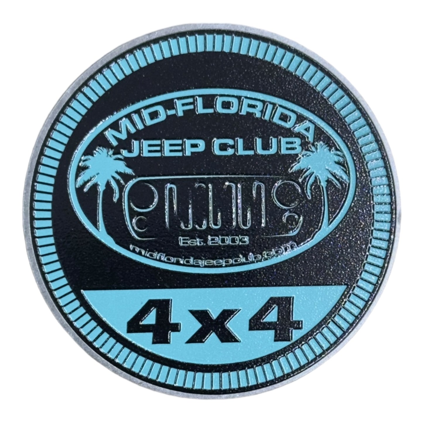 Mid-Florida Club 4x4 Badge (Multiple Colors Available)