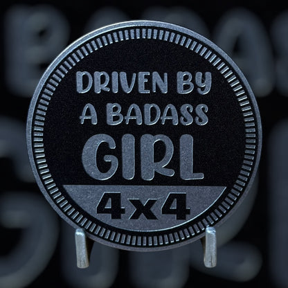 Custom4x4Badge - Girl Driven