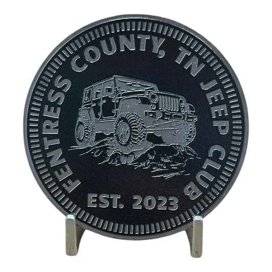 Badge - Fentress County, TN Jeep Club (Multiple Colors Available)