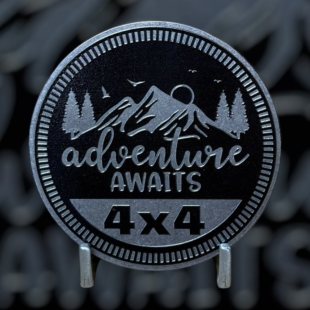 Custom4x4Badge - Adventure Awaits