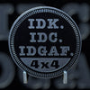 Custom4x4Badge - IDGAF