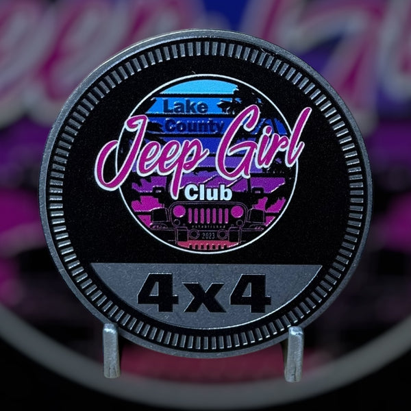 Badge - Lake County Jeep Girl Club 4x4