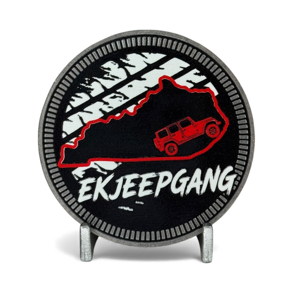 Club Badges - EK Jeep Gang (Multiple Colors Available)