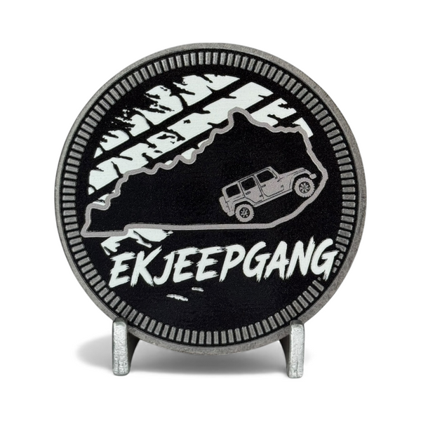 Club Badges - EK Jeep Gang (Multiple Colors Available)