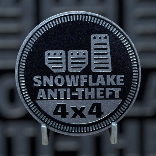 Custom4x4Badge - Anti-Theft Snowflake