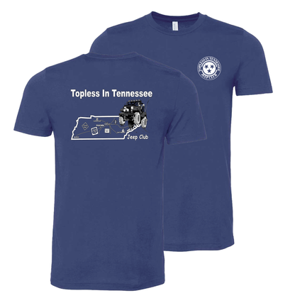 Topless in Tennessee Apparel - State Logo (T-Shirt, Tank Top or Hoodie)