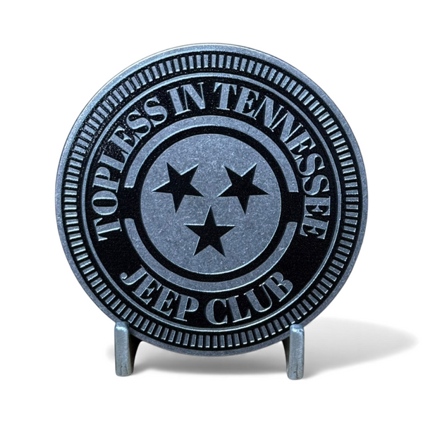 Club Badges - Topless In Tennessee (Multiple Colors Available)