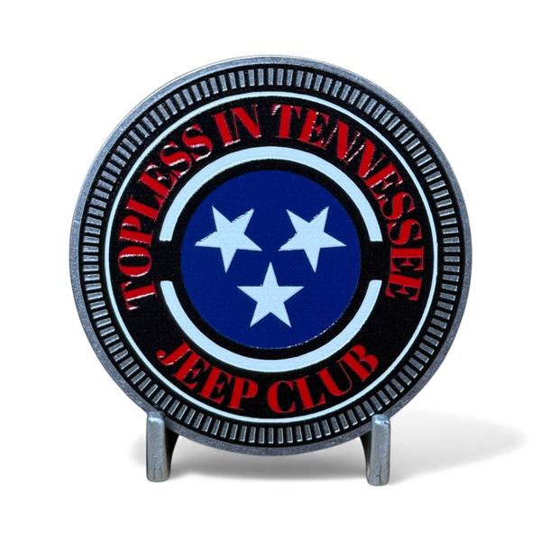 Club Badges - Topless In Tennessee (Color)