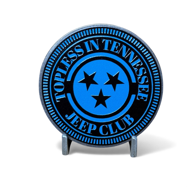 Club Badges - Topless In Tennessee (Multiple Colors Available)