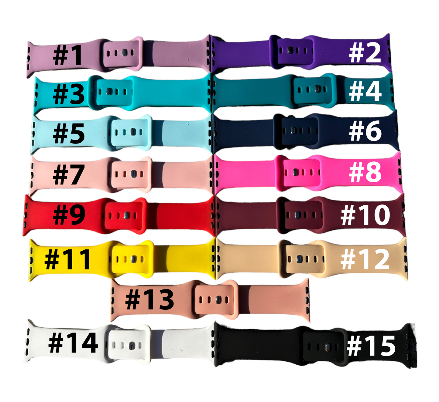Watch Band (Apple) - 15 Colors/20 Designs