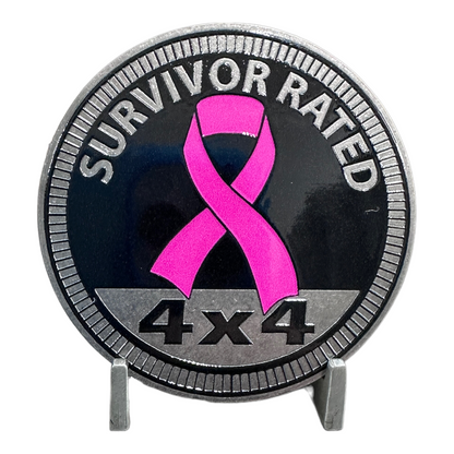 Badge - Survivor Rated (Pick your ribbon color)