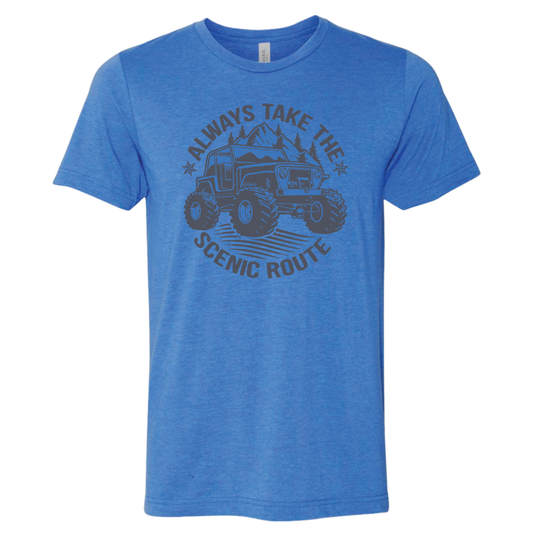Scenic Route - Shirt, Tank Top, Long Sleeve or Hoodie - Available in Multiple Colors