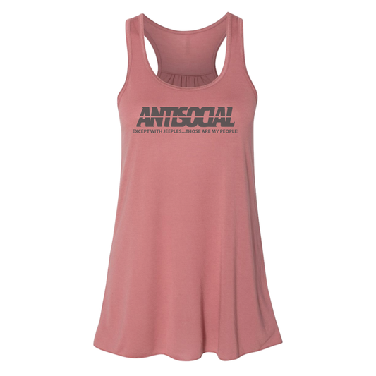Antisocial- Shirt, Tank Top, Long Sleeve or Hoodie - Available in Multiple Colors